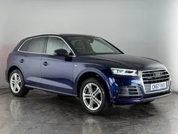 Blue Used 2017 Audi Q5 S-Line SUV | £17,150 (Fair price)