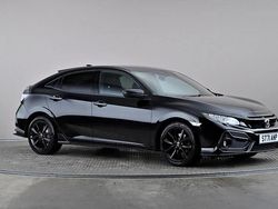 Black Used 2021 Honda Civic Sport Hatchback | £14,477 (Fair price)
