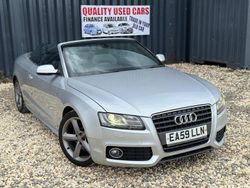 Silver Used 2009 Audi A5 Cabriolet S-Line Cabriolet | £3,990 (Fair price)