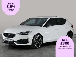 White Used 2022 Cupra Leon VZ2 Hatchback | £21,005 (Fair price)