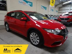 Red Used 2014 Honda Civic SE Plus Estate | £9,750 (Fair price)
