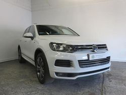 White Used 2013 VW Touareg R-line SUV | £11,995 (A bit pricey)