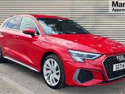 Red Used 2021 Audi A3 e-tron S-Line Hatchback | £18,794 (Fair price)
