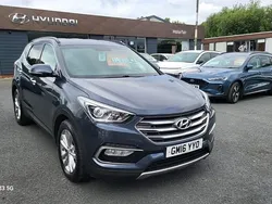 Blue Used 2016 Hyundai Santa Fe Premium SUV | £14,996 (A bit pricey)