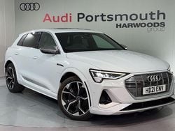 White Used 2021 Audi e-tron Advanced SUV | £29,190 (Good price)