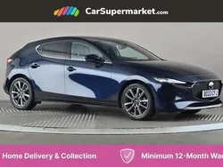 Blue Used 2022 Mazda 3 Inclusive Hatchback | £16,697 (A bit pricey)