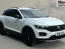 White Used 2021 VW T-Roc Black Edition SUV | £20,820 (Fair price)