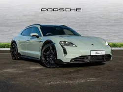 Shade green metallic New 2024 Porsche Taycan Turbo S Cross Turismo Sedan | £153,845