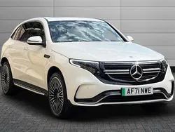 Diamond white Used 2021 Mercedes EQC400 AMG Line Premium Plus SUV | £29,490