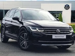 Black Used 2022 VW Tiguan Elegance SUV | £23,999 (Fair price)
