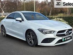 White Used 2021 Mercedes CLA180 AMG Line Premium Sedan | £23,395 (Fair price)