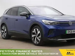 Blue Used 2021 VW ID.4 Pro Performance SUV | £16,385 (Good price)