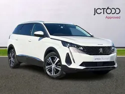 White Used 2021 Peugeot 5008 Allure MPV | £18,952 (Fair price)