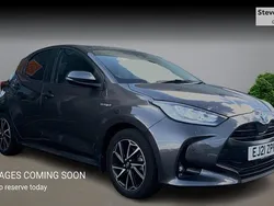 Grey Used 2021 Toyota Yaris Hybrid Design Hatchback | £15,878 (Fair price)