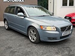 Blue Used 2009 Volvo V50 SE Estate | £2,250 (Good price)