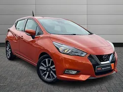 Orange Used 2017 Nissan Micra Acenta Hatchback | £8,149 (Fair price)