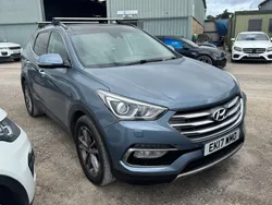 Blue Used 2017 Hyundai Santa Fe Premium SE SUV | £13,995 (Fair price)