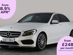 White Used 2017 Mercedes C200 AMG line Sedan | £14,084 (A bit pricey)