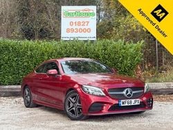 Red Used 2018 Mercedes C200 AMG line Coupe | £13,199 (Fair price)