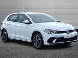 Pure white Used 2024 VW Polo Match Hatchback | £19,250 (Fair price)