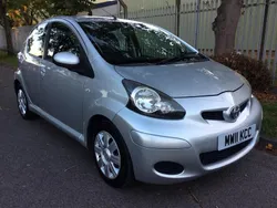Silver Used 2011 Toyota Aygo Hatchback | £2,995 (Fair price)