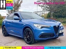 Blue Used 2020 Alfa Romeo Stelvio Veloce SUV | £23,615 (Fair price)