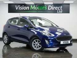 Blue Used 2018 Ford Fiesta Zetec Hatchback | £5,835 (Fair price)