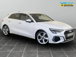 White Used 2022 Audi A3 S-Line Hatchback | £20,995 (Good price)