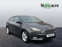 Grey Used 2018 Ford Focus Titanium Hatchback | £9,995 (Fair price)