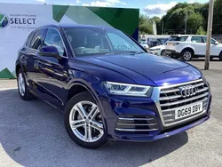 Blue Used 2019 Audi Q5 S-Line SUV | £22,295 (Fair price)