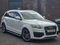White Used 2014 Audi Q7 S-Line SUV | £10,990 (Fair price)