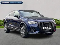 Blue Used 2025 Audi Q3 Black Edition SUV | £38,307 (A bit pricey)