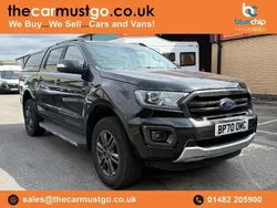 Black Used 2021 Ford Ranger Wildtrack Pickup | £21,490 (Good price)