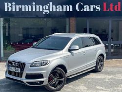 Silver Used 2013 Audi Q7 S-line plus SUV | £9,995 (Super price)