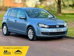Blue Used 2009 VW Golf VI S Hatchback | £2,495 (Fair price)