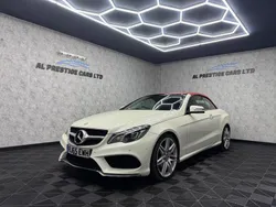 White Used 2015 Mercedes E350 AMG Line Premium Cabriolet | £15,999 (Fair price)