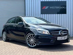 Black Used 2013 Mercedes A200 AMG Hatchback | £9,830 (Fair price)