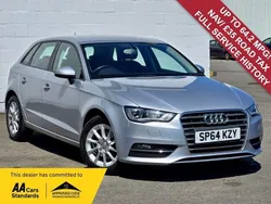 Silver Used 2014 Audi A3 Sportback Design Hatchback | £7,125 (Fair price)