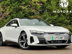 White Used 2022 Audi e-tron GT quattro Comfort Sedan | £36,990 (Super price)