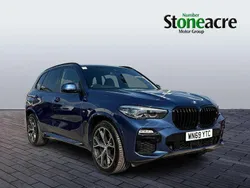 Blue Used 2019 BMW X5 M Sport SUV | £35,990 (Fair price)