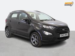 Black Used 2022 Ford Ecosport ST-Line SUV | £12,395 (Fair price)