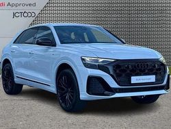 White New 2025 Audi Q8 Black Edition SUV | £65,000 (A bit pricey)