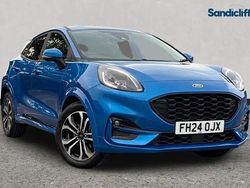 Desert island blue (exclusive paint) Used 2024 Ford Puma ST-Line Hatchback | £17,388 (Fair price)