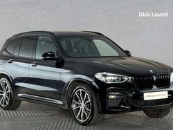 Black sapphire Used 2021 BMW X3 M Sport SUV | £29,800 (Good price)