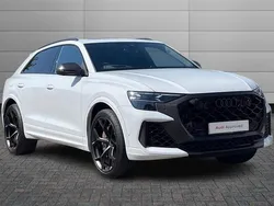 Glacier white New 2025 Audi RS Q8 Comfort SUV | £131,350 (Super price)