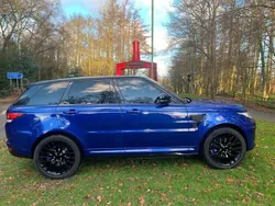 Blue Used 2016 Land Rover Range Rover Sport SVR SUV | £29,999 (Expensive)