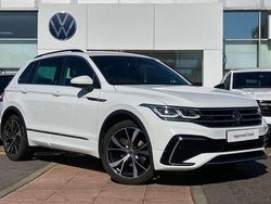 White Used 2022 VW Tiguan R-line SUV | £26,295 (Fair price)