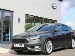 Grey Used 2017 Ford Focus ST-Line Hatchback | £9,814 (Fair price)
