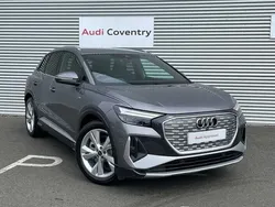 Typhoon grey New 2025 Audi Q4 e-tron S-Line SUV | £49,990