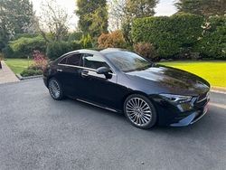 Obsidian black metallic Used 2024 Mercedes CLA180 AMG Line Premium Sedan | £27,990 (Fair price)